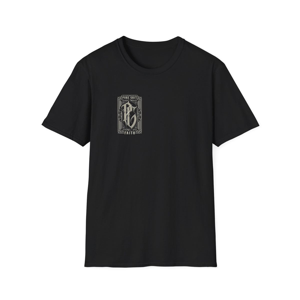 Black t-shirt with the Death Couldn't Hold Him design in white across the back